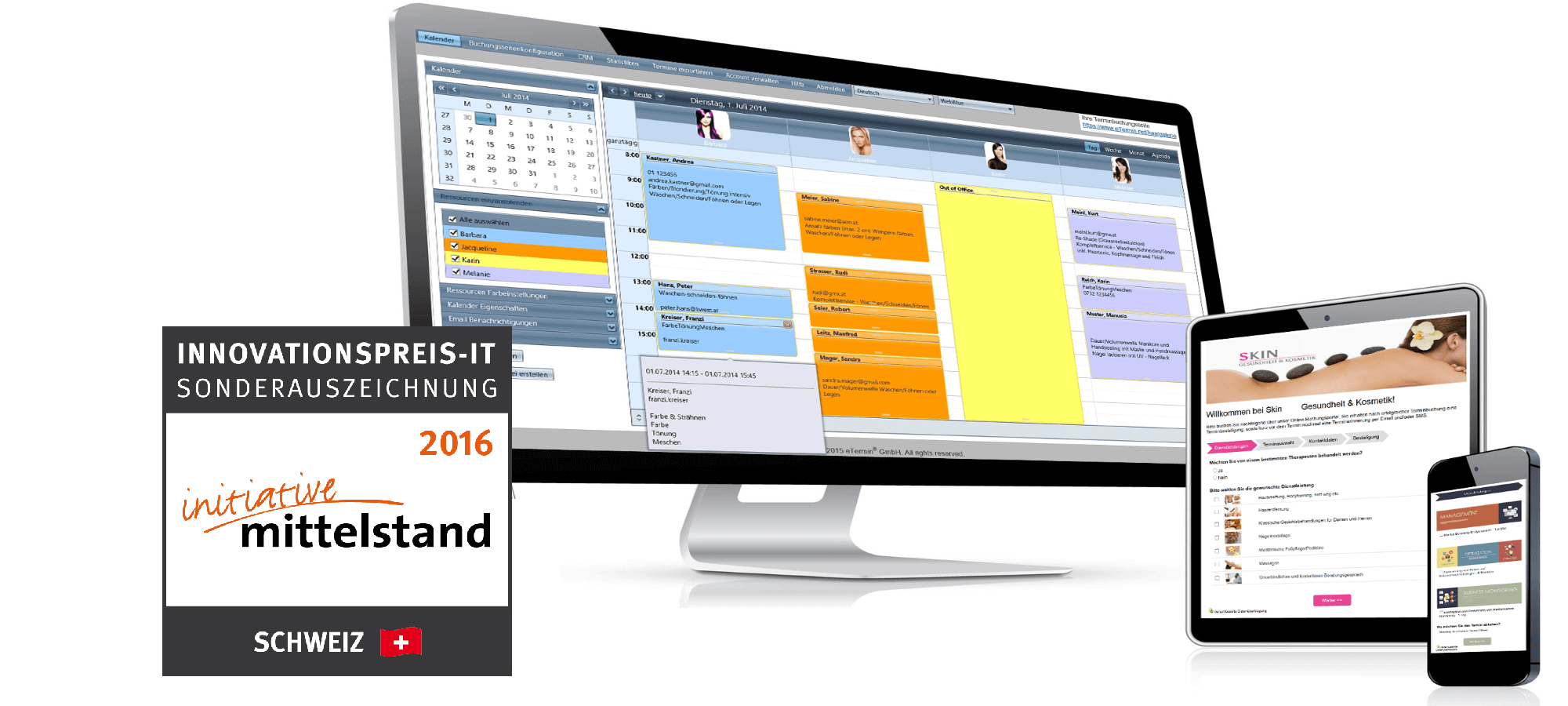 Online Terminkalender / Terminplaner - Buchungssystem zur ...