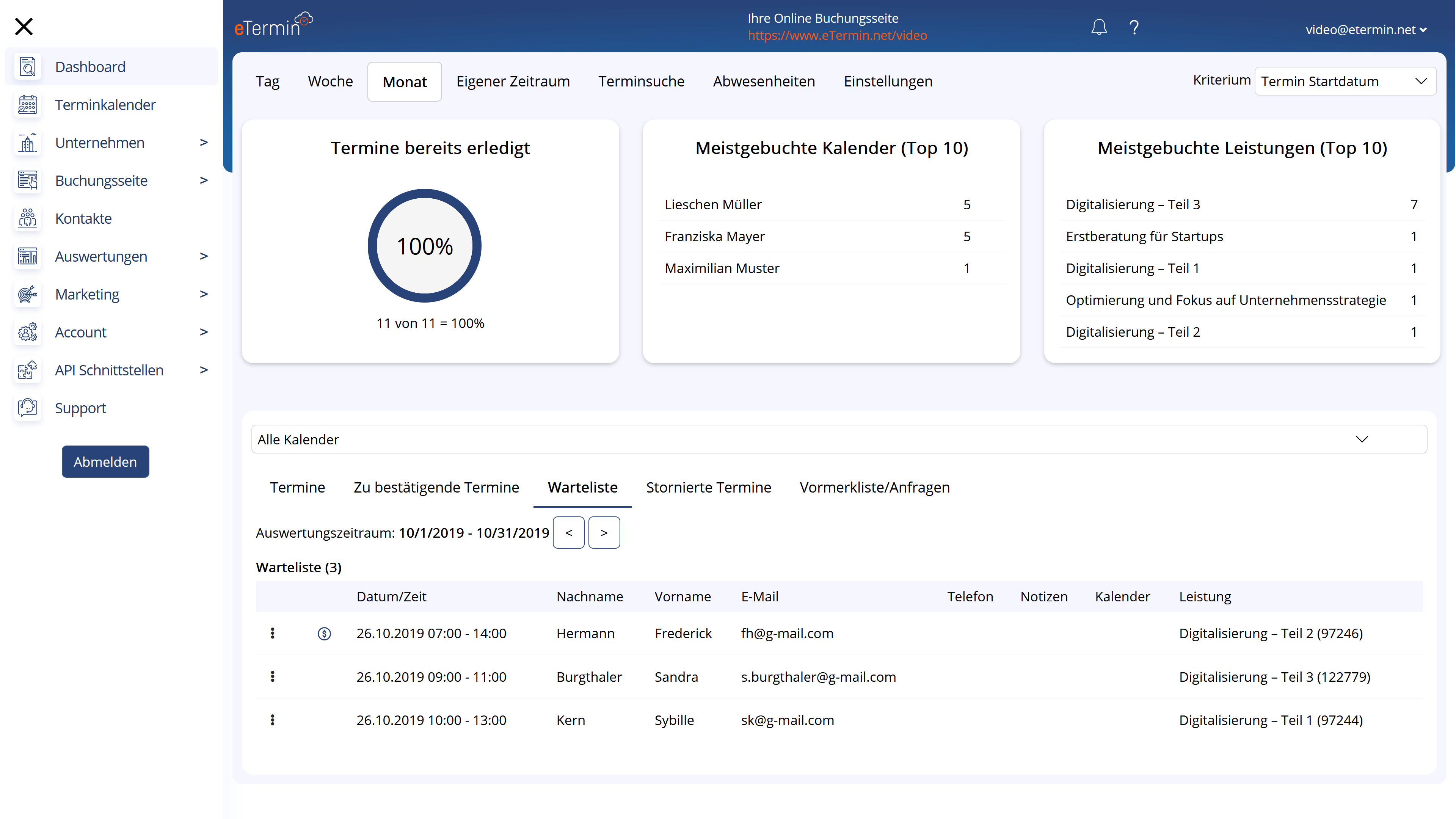 Online Terminkalender